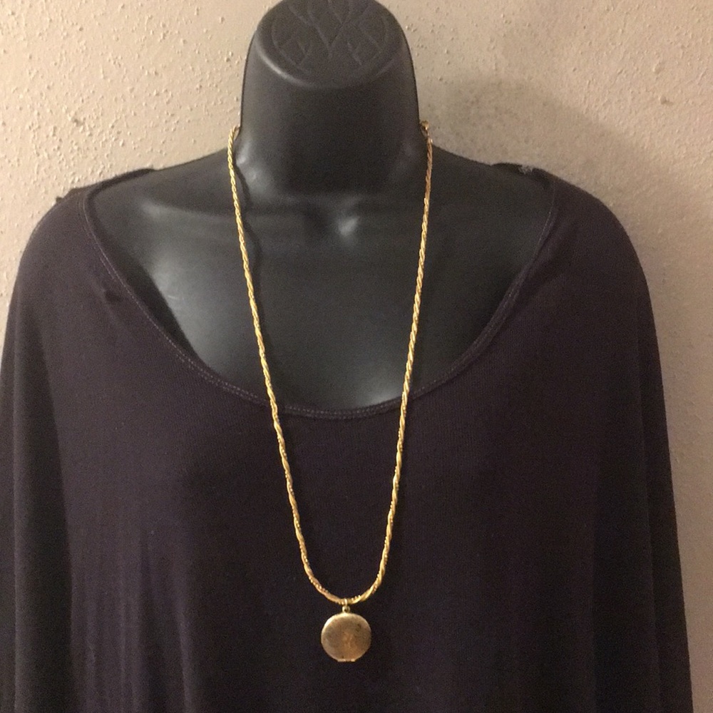 Vintage Napier gold  chain with locket